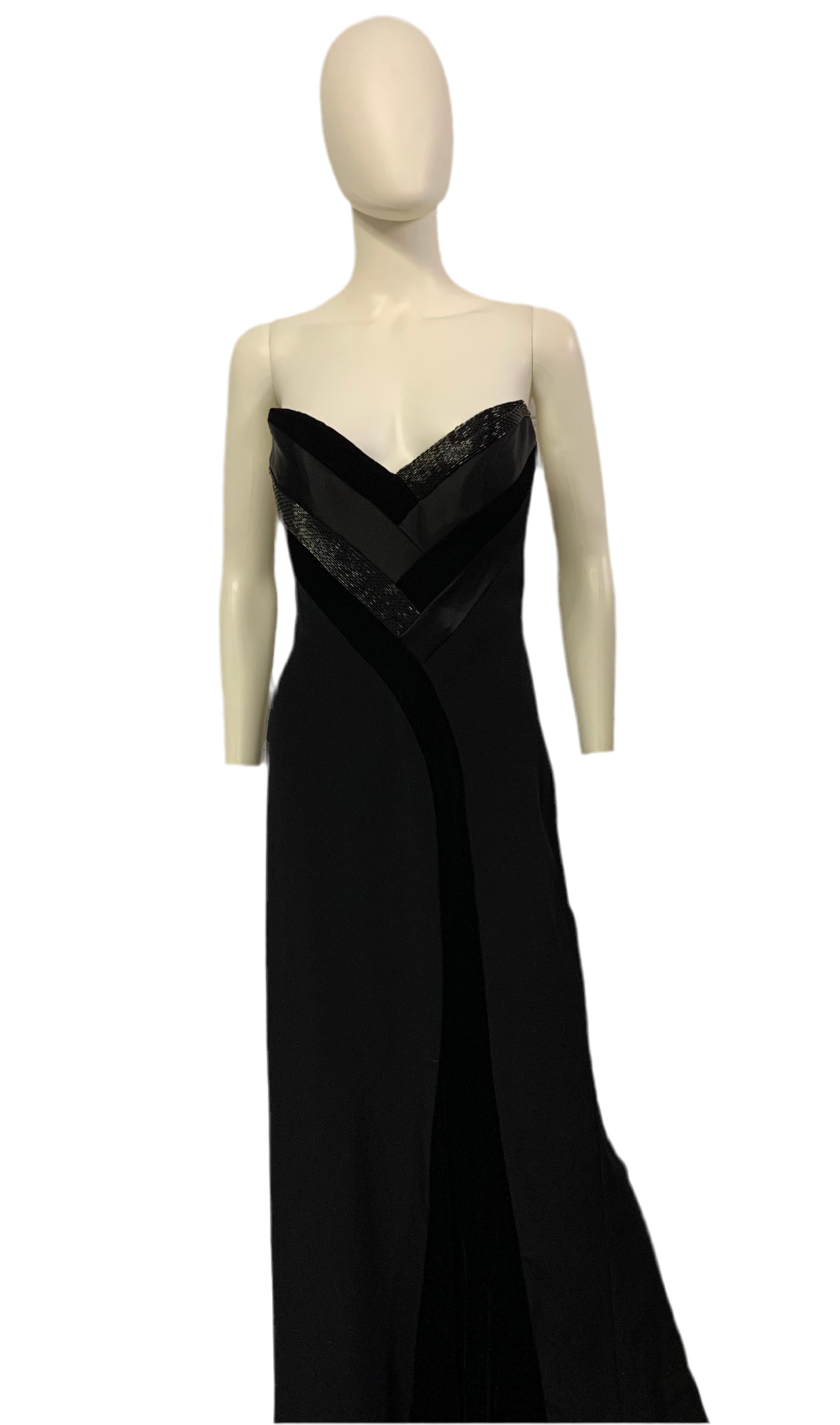 lillie rubin evening dresses Vintage Long Dress