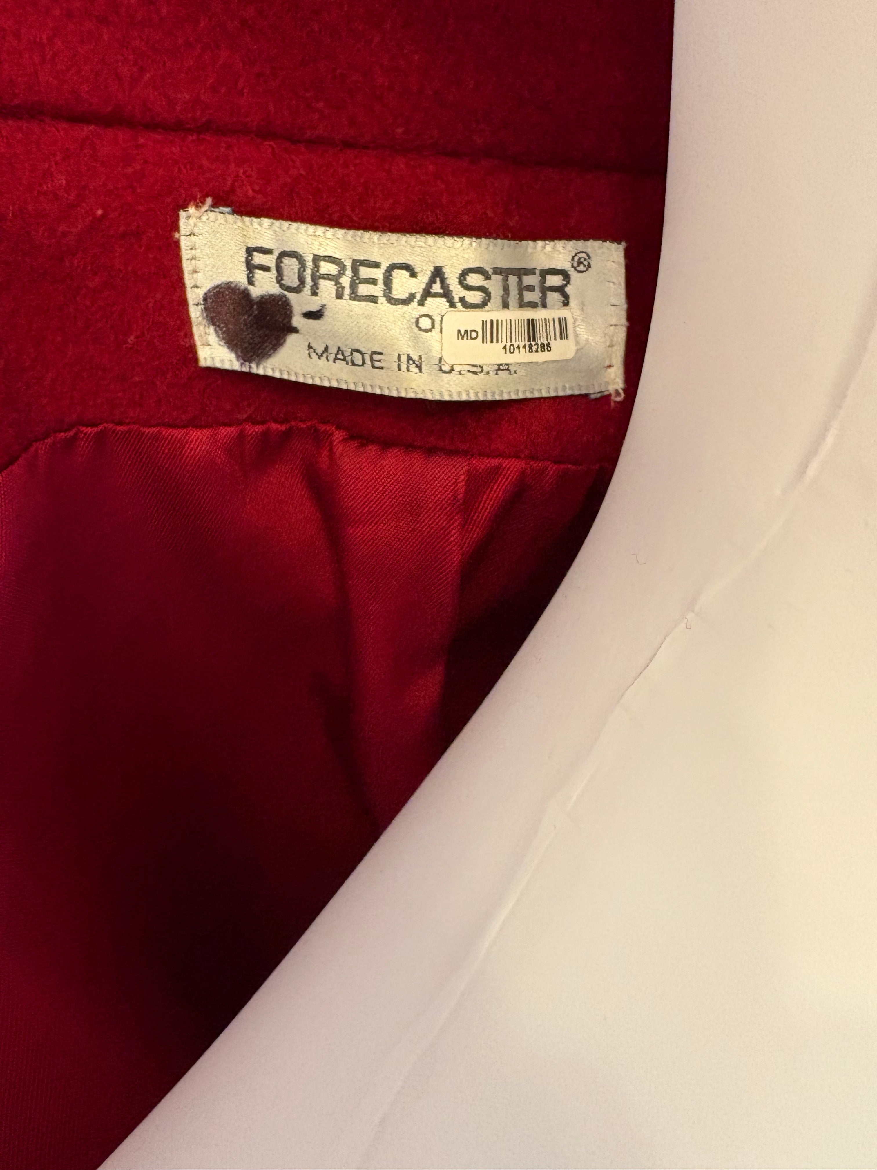 Chic Women's Red Trench Coat