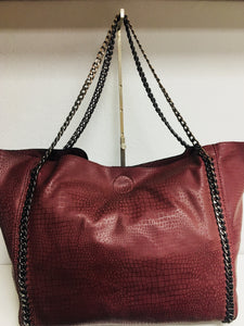 Plum Faux Suede Shoulder Bag - Vanity's Vault