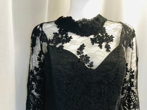Black Evening Dress - Vanity's Vault