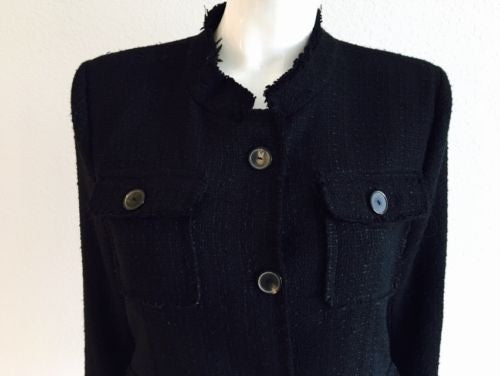 Black Tweed Jacket - Vanity's Vault