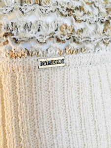 St. JOHN Crochet Sleeveless Sweater - Vanity's Vault