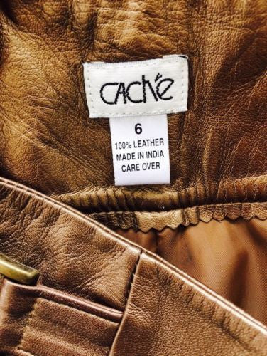 Cache Leather Pants - Vanity's Vault