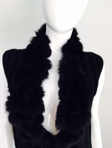 Black Faux Fur Shrug - Vanity's Vault