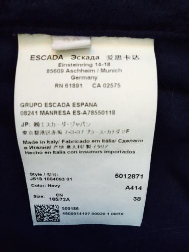 Escada Wool Suit with Cropped Pants – Vanity's Vault