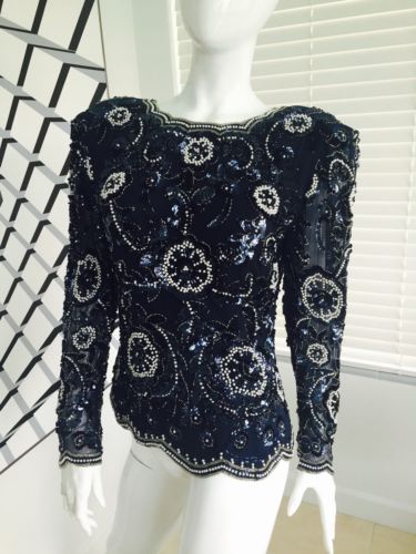 Beaded Evening Top - Vanity's Vault