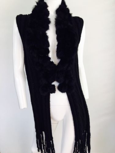 Black Faux Fur Shrug - Vanity's Vault