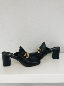 Spaziomoda Bologna Black Shoes - Vanity's Vault