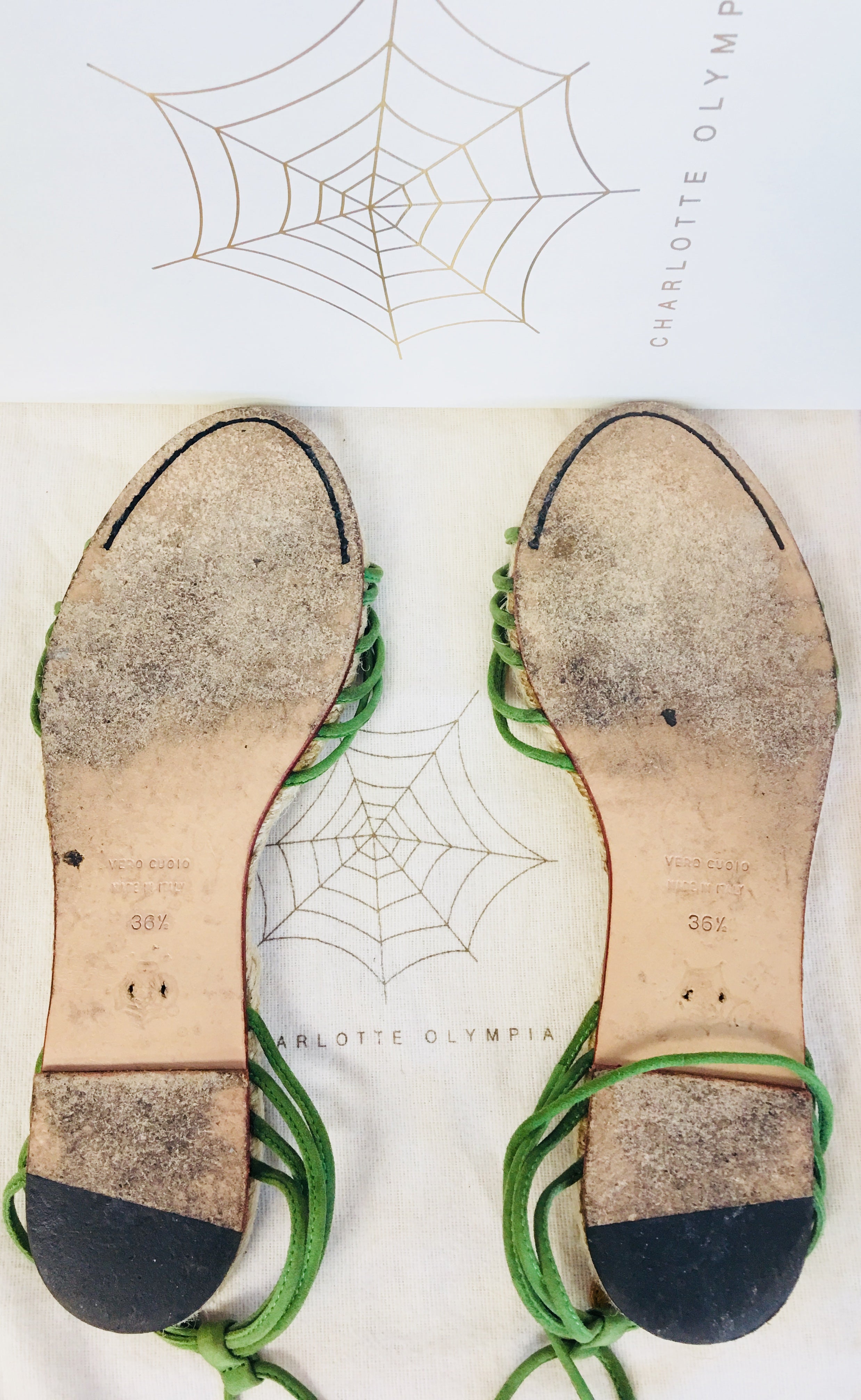 Charlotte Olympia Sandals with banana 🍌 tassels - Vanity's Vault