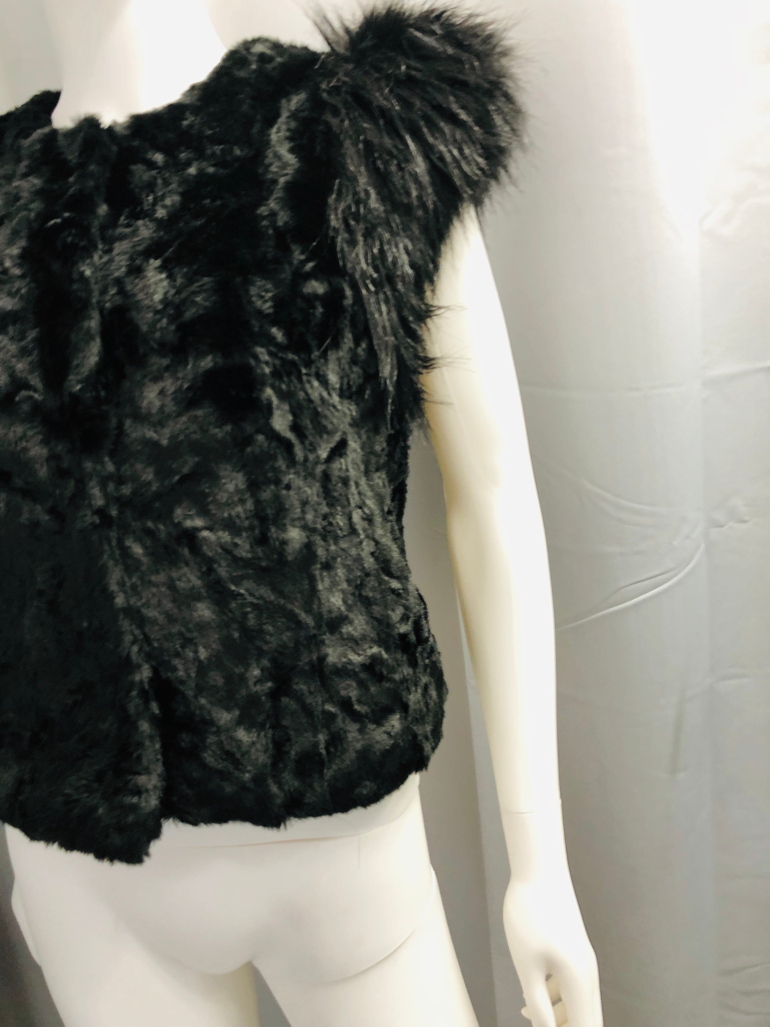 Faux fur sales vest womens target
