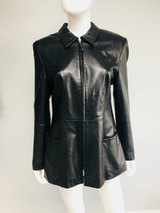 Gerry Webber leather jacket - Vanity's Vault