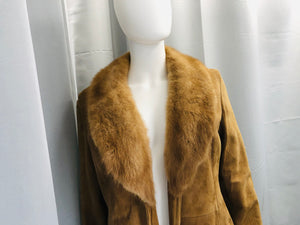 Suede Fur Coat - Vanity's Vault