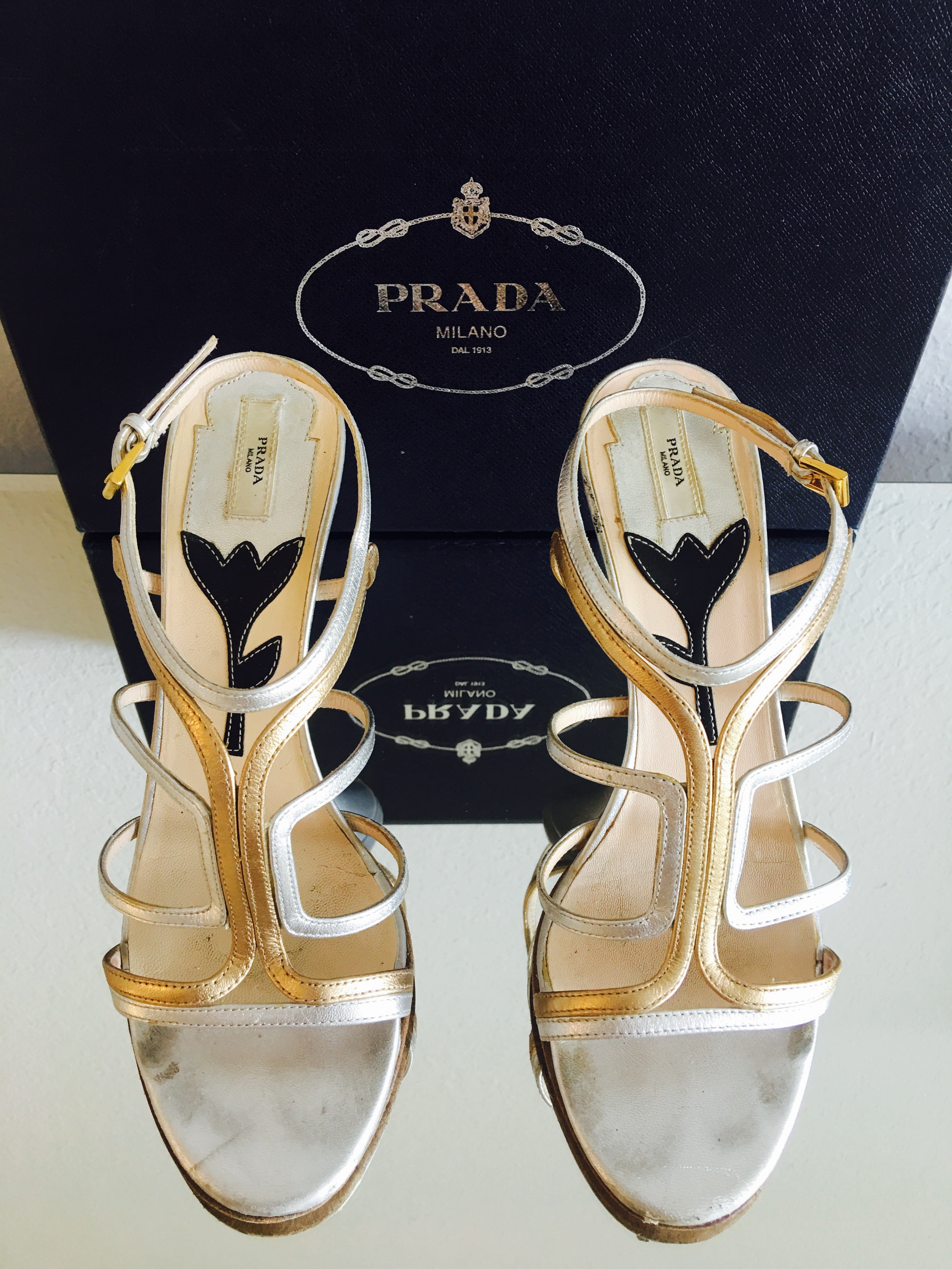 Prada Strappy Heels - Vanity's Vault